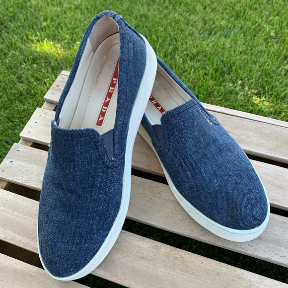 🔥PRADA Denim Slip-On Sneakers🔥 37.5 - Picture 13 of 13